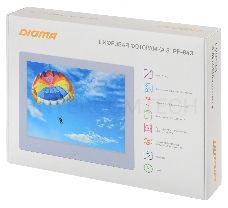 Фоторамка Digma 8 PF-843 IPS 1024x768 белый пластик ПДУ Видео