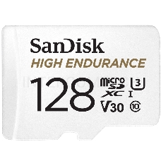 Флеш карта microSD 128GB SanDisk microSDXC Class 10 UHS-I U3 V30 High Endurance Video Monitoring Card