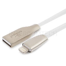 Кабель Cablexpert для Apple CC-G-APUSB01W-3M, AM/Lightning, серия Gold, длина 3м, белый, блистер