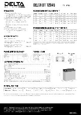 Батарея Delta DT 12045 (12V, 4.5Ah)