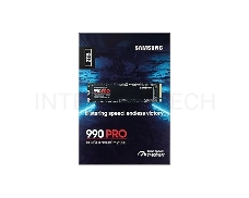 Твердотельный накопитель Samsung SSD 990 PRO, 2000GB, M.2(22x80mm), NVMe 2.0, PCIe 4.0 x4, V-NAND TLC, R/W 7450/6900MB/s, IOPs 1 400 000/1 550 000, DRAM buffer 2048MB, TBW 1200, DWPD 0.33, with Heatsink (12 мес.)