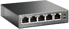 Коммутатор TP-Link SMB  TL-SG1005P 5-портовый гигабитный настольный коммутатор с 4 портами PoE SMB 56W