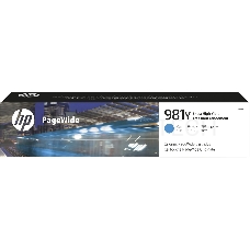 Картридж HP 981Y голубой Original PageWide Crtg