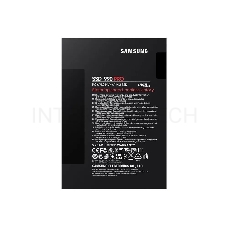 Твердотельный накопитель Samsung SSD 990 PRO, 2000GB, M.2(22x80mm), NVMe 2.0, PCIe 4.0 x4, V-NAND TLC, R/W 7450/6900MB/s, IOPs 1 400 000/1 550 000, DRAM buffer 2048MB, TBW 1200, DWPD 0.33, with Heatsink (12 мес.)