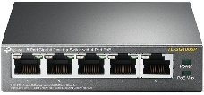 Коммутатор TP-Link SMB  TL-SG1005P 5-портовый гигабитный настольный коммутатор с 4 портами PoE SMB 56W