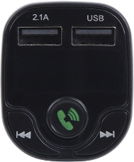 Автомобильный FM-модулятор ACV FMT-120B черный MicroSD BT USB (37574)