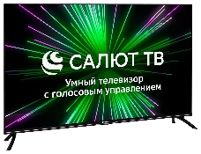 Телевизор LED Hyundai 43 H-LED43BU7000 Салют ТВ Frameless черный 4K Ultra HD 60Hz DVB-T DVB-T2 DVB-C DVB-S DVB-S2 USB WiFi Smart TV