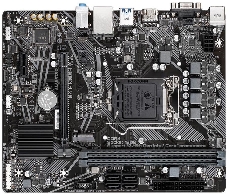 Материнская плата Gigabyte H510M H V2 Soc-1200 Intel H470 2xDDR4 mATX AC`97 8ch(7.1) GbLAN+VGA+HDMI