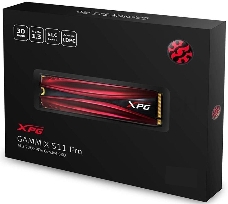 Накопитель M.2 2280 2TB ADATA XPG GAMMIX S11 Pro Client SSD AGAMMIXS11P-2TT-C PCIe Gen3x4 with NVMe, 3350/2900, IOPS 360/360K, MTBF 2M, 3D NAND TLC, 1280TBW, NVMe 1.3, Heat Sink, RTL