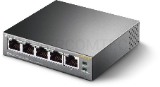 Коммутатор TP-Link SMB TL-SF1005P 5-портовый 10/100 Мбит/с настольный коммутатор с 4 портами PoE