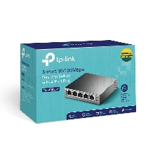 Коммутатор TP-Link SMB TL-SF1005P 5-портовый 10/100 Мбит/с настольный коммутатор с 4 портами PoE