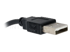 Кабель Gembird/Cablexpert CC-USB-AMP35-6, Кабель USB 2.0 Pro , AM/DC 3,5мм (для хабов), 1.8м, экран, черный, пакет