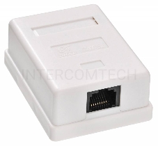 Розетка RJ45 Buro RJ-45 468-8k-1 кат.5E одинарная, TL-CAT-013