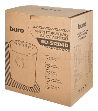 Шредер Buro Office BU-S1204D (секр.P-4)/фрагменты/12лист./21лтр./пл.карты/CD