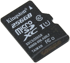 Флеш карта microSDHC 256GB microSDXC Class10 Kingston <SDCS2/256GBSP> UHS-I Canvas Select up to 100MB/s без адапт