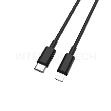 Кабель USB Cablexpert CCP-USB-CMLM2-1M, USB3.1 Type-C/Lightning, быстрая зарядка, 1м, пакет