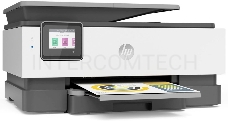 МФУ струйный HP OfficeJet 8023 (1KR64B), принтер/сканер/копир, A4 Duplex WiFi USB RJ-45 черный/белый