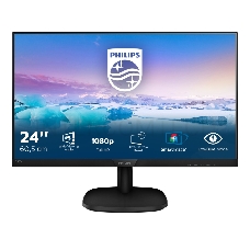 Монитор 23.8 Philips 243V7QDAB (00/01) IPS 1920x1080 5ms 178/178 250cd 10M:1 D-Sub DVI HDMI 2x2W