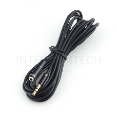 Кабель аудио удлинительный Cablexpert CCAB-02-35MF-3MB. 3.5 джек (M)/3.5 джек (F), черный, 3м, блистер