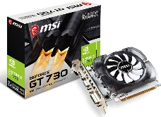 Видеокарта MSI N730-2GD3V3 GT 730 2048Mb 64 GDDR3 902/1600 DVIx1 HDMIx1 CRTx1 HDCP Ret