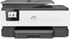 МФУ струйный HP OfficeJet 8023 (1KR64B), принтер/сканер/копир, A4 Duplex WiFi USB RJ-45 черный/белый