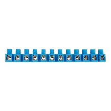 Клеммная винтовая колодка KВ-40 25-40, ток 100 A, полиэтилен синий REXANT (10 шт./уп.)