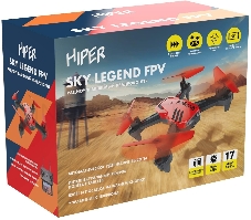 Квадрокоптер Hiper SKY LEGEND FPV 480р WiFi ПДУ черный