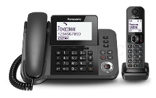 Р/Телефон Dect Panasonic KX-TGF320RUM серый металлик автооветчик АОН