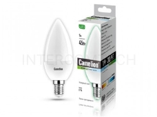 Лампа светодиодная CAMELION LED5-C35/845/E14  5Вт 220В Е14 4500К