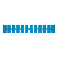 Клеммная винтовая колодка KВ-40 25-40, ток 100 A, полиэтилен синий REXANT (10 шт./уп.)