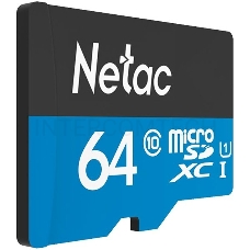 Флеш карта microSDHC 64GB Netac P500 <NT02P500STN-064G-S>  (без SD адаптера) 80MB/s