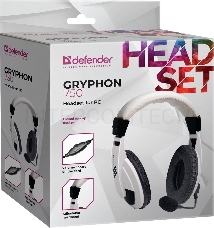 Наушники Defender Gryphon 750 белый, кабель 2 м 63747