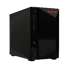 Сетевое хранилище ASUSTOR AS5202T 2-Bay NAS/Media player/Intel Celeron J4005 2.0GHz up to 2.7GHz (Dual-Core ), 2GB SO-DIMM DDR4, noHDD(HDD,SSD),/2x 2,5Gb (LAN)/3xUSB3.2,HDMI/4ip camera license ; 90IX0171-BW3S10