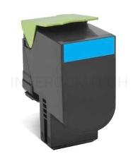 Тонер-картридж Lexmark 80C8HC0 Тонер-картридж, Cyan {CX410/CX510, LRP (3K)}