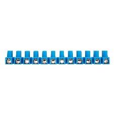 Клеммная винтовая колодка KВ-35 10-35, ток 80 A, полиэтилен синий REXANT (10 шт./уп.)