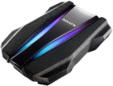 Внешний жесткий диск 2.5; 2TB ADATA HD770G [AHD770G-2TU32G1-CBK] USB 3.2 Gen 1, RGB, Military-grade shock-resistance, Protect Water and Dust IP68, Gaming Stockpile, Black, RTL {20} (772226)
