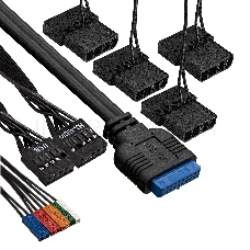 Корпус Miditower ExeGate i3 BASE (ATX, без БП, с окном, 1*USB+1*USB3.0, аудио, 4 вент. 12см с RGB подсветкой)