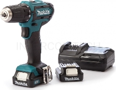 Дрель-шуруповерт Makita DF333DWYE аккум. патрон:быстрозажимной (кейс в комплекте)