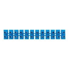Клеммная винтовая колодка KВ-35 10-35, ток 80 A, полиэтилен синий REXANT (10 шт./уп.)