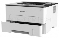 Принтер Pantum P3300DN, А4, 33 стр/мин, 1200 X 1200 dpi, 256Мб RAM, PCL/PS, дуплекс, лоток 250 листов, USB/LAN, нагр. макс 60000 стр/мес, рек. 3000 стр/мес, серый корпус