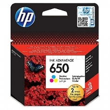 Картридж струйный HP 650 CZ102AE многоцветный для HP DJ IA 2515/2516 (200стр.)