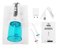 Портативный ирригатор полости рта Qumo Health Portable Irrigator P1 (QHI-1), белый, 320 мл., макс 890 кПа,  Li-ion 1400 мА-ч