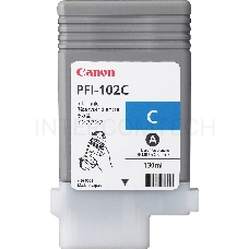 Картридж струйный Canon PFI-102C (0896B001) голубой, 130 мл., для imagePROGRAF iPF605, iPF610., iPF650, iPF655, iPF710, iPF750, iPF755, LP17, iPF510