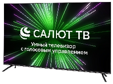 Телевизор LED Hyundai 50 H-LED50BU7000 Салют ТВ Frameless черный 4K Ultra HD 60Hz DVB-T DVB-T2 DVB-C DVB-S DVB-S2 USB WiFi Smart TV