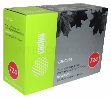 Тонер Картридж Cactus CS-C724 черный  для Canon LBP 6480/6750/6480x/6750dn (6000стр.)