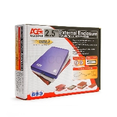 Внешний корпус для HDD AgeStar 3UB2O1 SATA II алюминий серебристый 2.5