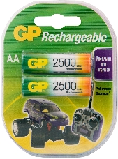 Аккумулятор GP 250AAHC AA NiMH 2500mAh (2шт)