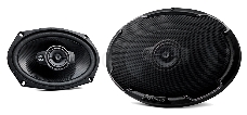 Колонки автомобильные Kenwood KFC-PS6976 550Вт 88дБ 4Ом 16x23см (6x9дюйм) (ком.:2кол.) коаксиальные трехполосные