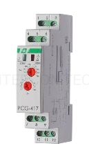 Реле времени PCG-417 (звезда-треугольник для пуска электродвиг. 230В 2х8А 2НО IP20 монтаж на DIN-рейке) F&F EA02.001.020