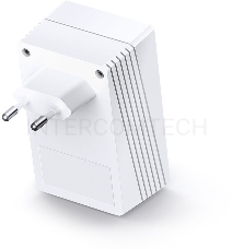 Сетевое оборудование TP-Link TL-WPA4220 300Mbps Wireless AV500 Powerline Extender, 500Mbps Powerline Datarate, 2 10/100Mbps Fast Ethernet ports, HomePlug AV, Plug and Play, WiFi Clone, Single Pack